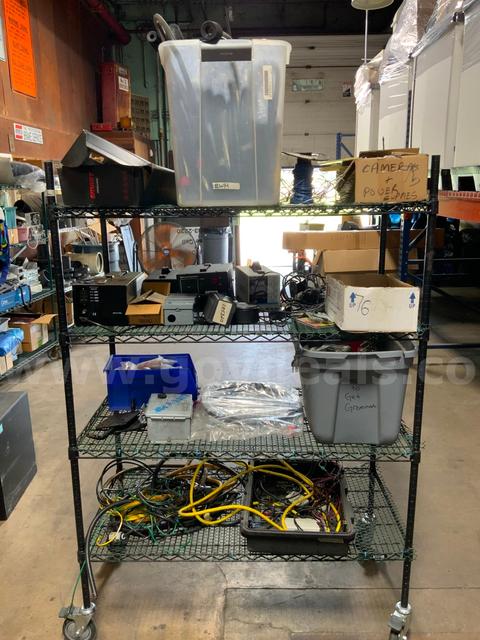 Lot of Electrical Communication Networking Equipment & Supplies Wires Cables Tra