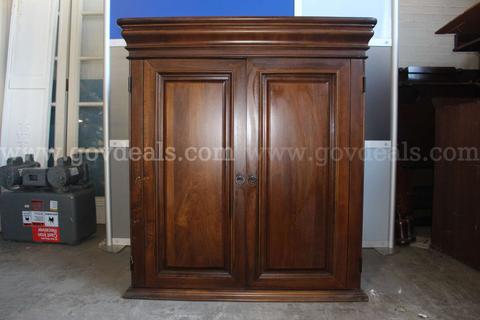 (1) Tv Cabinet Melrose Armoire Base - Deck with Base
