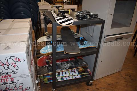 3 SHELF STURDY CART, GRAY