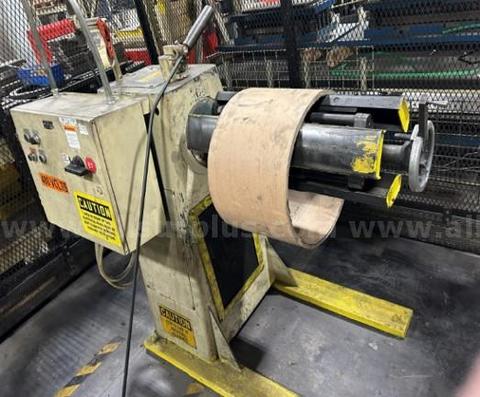 Cooper Weymouth Peterson Steel Decoiler, 4,000 lbs