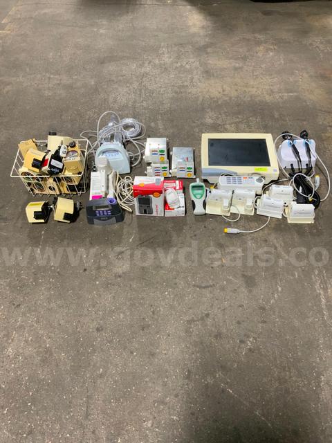 Lot of Medical Equipment & Devices Regulator Spirometry Dental Curing Compression Analyzer Monitor Ultrasound Parts #W29