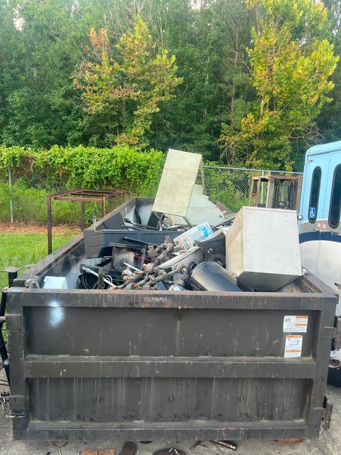 Scrap metal – container must be cleaned out- container NOT for sale