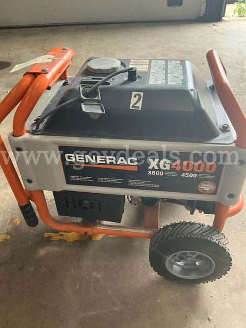 2015 Generac XG4000 – Running Unit – Low Hours  (#2)