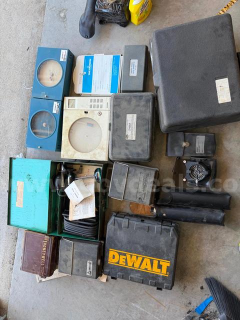 Large Lot of Vintage Meteorological Chart Recorders, Bendix Friez, Honeywell & Industrial Instruments w/ Cases -