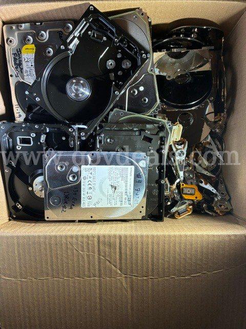 LOT of 12 Disassembled Hard Drives for Scrap / Precious Metals / Parts / Various Capacities