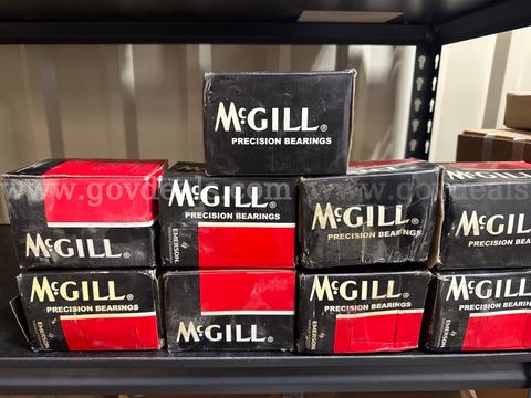 Lot of 9 McGill Precision Bearings / Cam Followers – New Old Stock