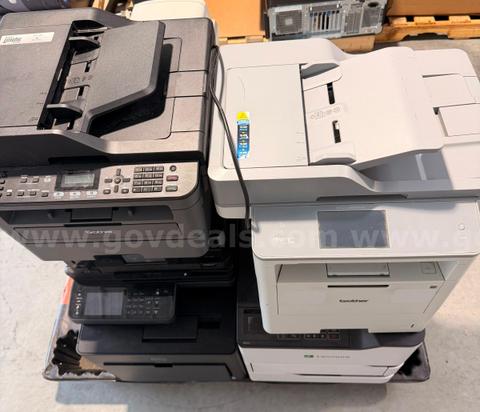 Bulk Wholesale Pallet Lot: High-End Commercial Multi-Function Printers & Copiers (8 Units Total) - AS-IS