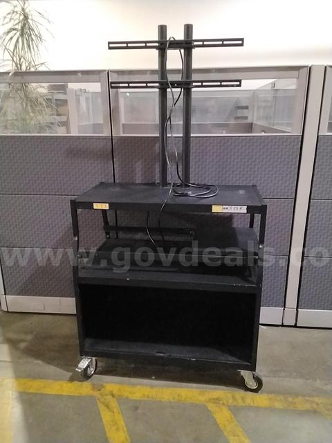 Rolling TV Cart