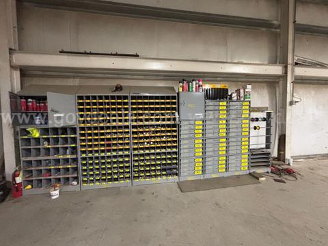 Kimball Midwest Shop Inventory & Storage System – Bulk Lot (Bins, Cabinets, Hardware & Supplies)