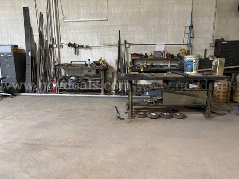 Bulk Lot β Metal Shop Equipment, Scrap, Tools, Shelving & Racking (Must Take All)
