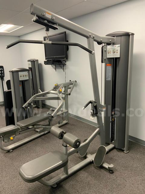 Paramount FS-53 Lat Pull Down Seated Row Combination Machine Gym Exercise Equipment #R3