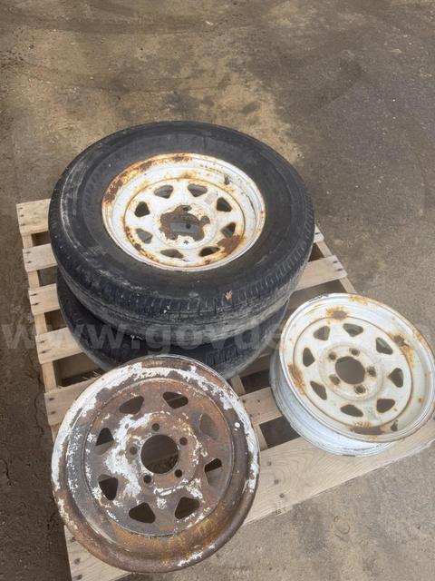 LOT of 4 Trailer Rims
