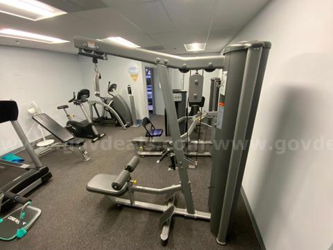 Bulk Lot of Exercise Gym Training Equipment Leg Press Multi-Press Lat Pulldown Seated Row Bench Bike Arc-Trainer #R7