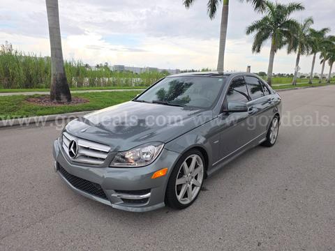2012 MERCEDES-BENZ C CLASS 4D SEDAN C250