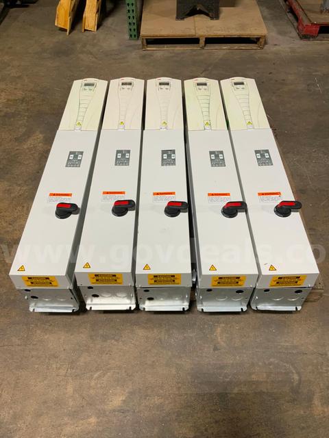 Lot of 5 ABB ACH550-VC-031A-4+F267 HVAC Variable Frequency Drives VFD 3PH #W46