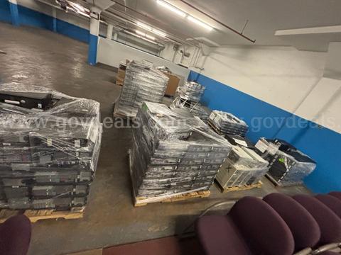 4 Pallets of Mixed Desktop Computers (Approx. 144 Units)(PICK‑UP ONLY) (NO HARD DRIVES INCLUDED)