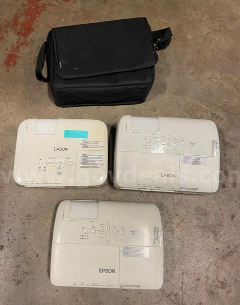 LOT 8 (3) Epson Projectors & Echo Show