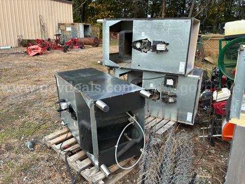 Lot of scrap metal - includes 10 ice machines, large ice bin, 2 large sod rollers, 2 small sod rollers