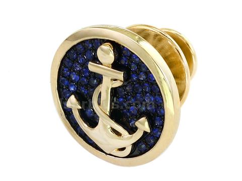 Anchor Lapel Pin (Marked: EFFY 14K)