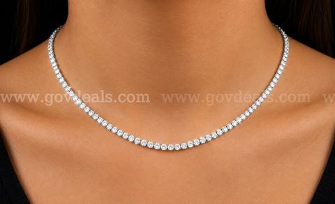 Outstanding 14K Gold 11CT Natural Diamond Designer Necklace, Gorgeous Item App $48,290
