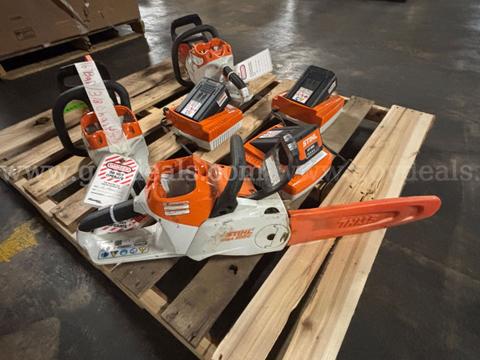 1 Pallet of STIHL Pole Saws, Batteries & Chargers (3 Saws + 3 Batteries + Chargers)(PICK-UP ONLY)