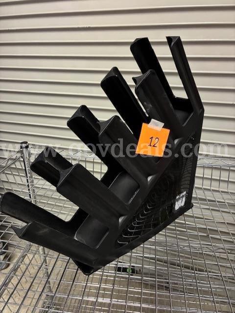 Plastic cup holder rack