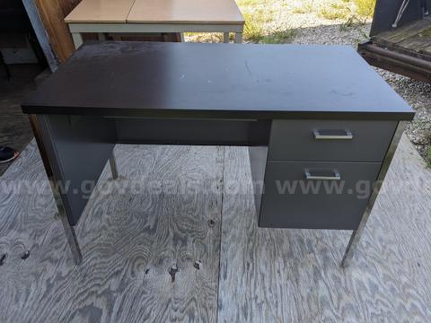 Metal office desk