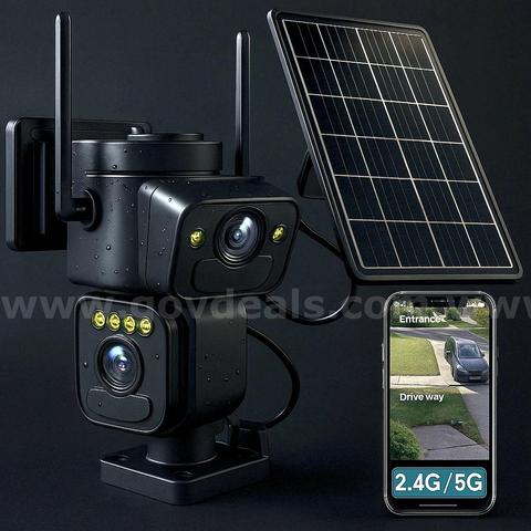 FREE Shipping - Brand‑New Dual‑Lens 2K Security Camera