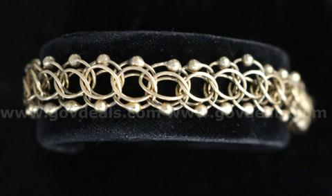 14K Yellow Gold Double Oval Link Bracelet, 14.3 Grams