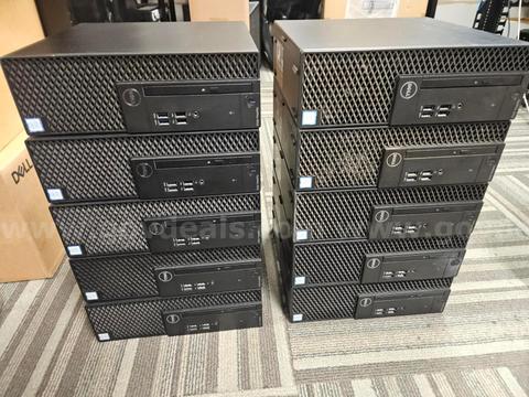 Lot of 10 Computers - Dell Desktops OPTIPLEX 3050 Small Form Factor
