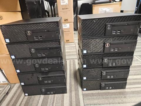 Lot of 10 Computers - Dell Desktops OPTIPLEX 3050 Small Form Factor