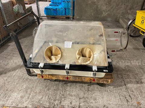 Plas-Labs 818-GB Glove Box with Transfer Chamber