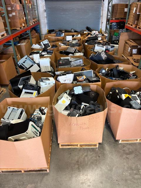 CPUs, Monitors, Keyboards & Printers qty 24 pallets / gaylords