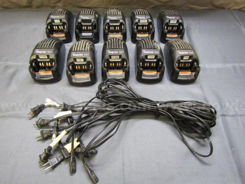 Lot of 10 Motorola IMPRES Two Way Radio Chargers