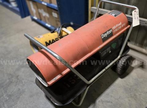 Lot of Two Portable Forced-Air Heaters