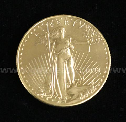 1998 $50 American Eagle $50 1 Ounce Gold Coin, 33.9 Grams