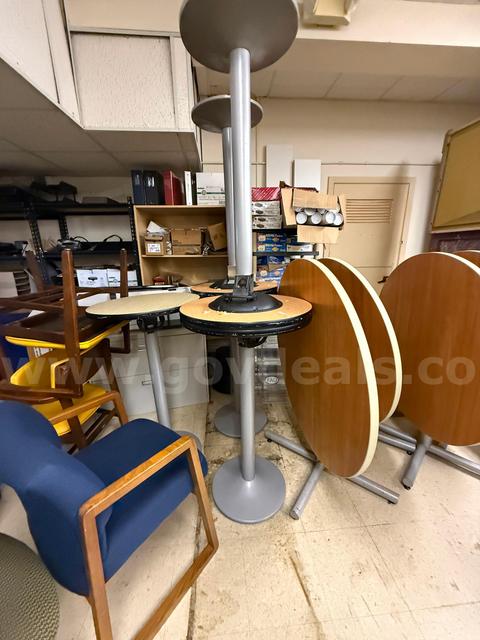 Lot of Round High Top Tables
