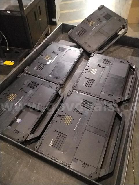 Lot of Dell Rugged Laptops