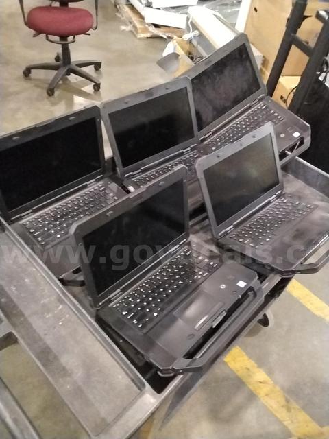 Lot of Dell Rugged Laptops