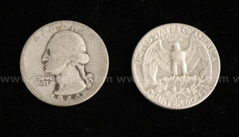 124 Silver U.S. Washington Quarters