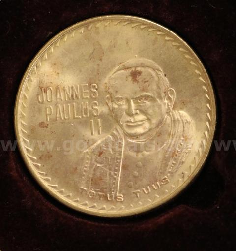 1979 Mexico Joannes Paulus II Gold Commemorative Medal