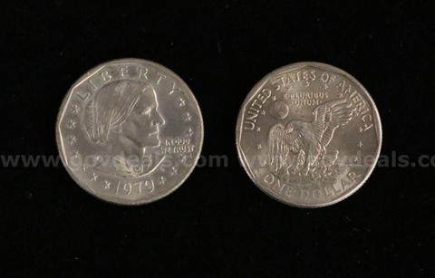 75 U.S. Susan B. Anthony Dollar Coins