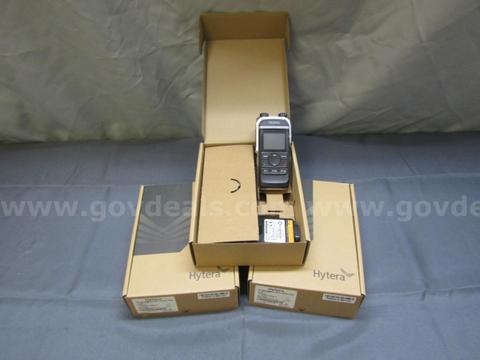 One Lot of Hytera Two Way Radios
