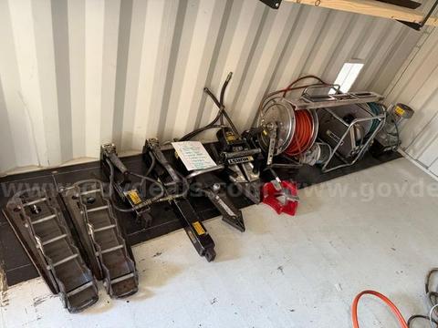 Hurst Tools, Step Chocks, Hose Reels and Pump