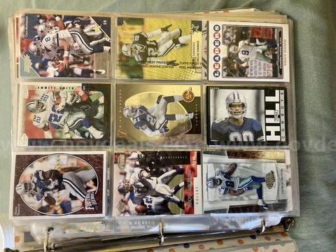 Football and Baseball Cards in binder - Includes Tom Brady, Aaron Rodgers, Dion Sanders,