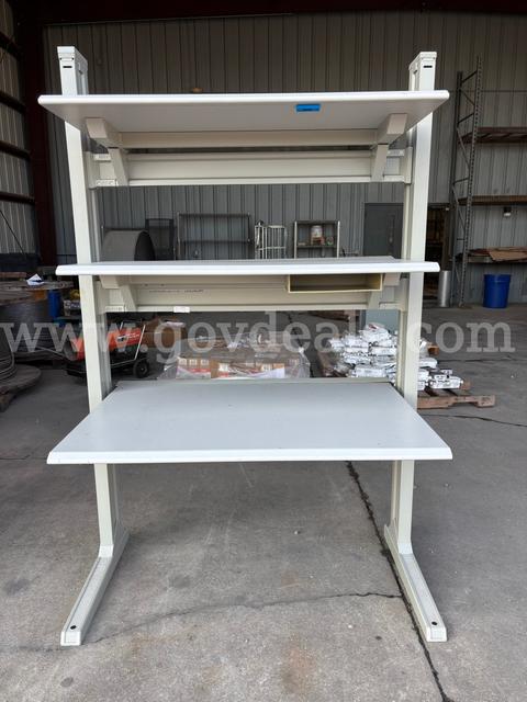SPECTRO-DATA 3-Tier Heavy-Duty Computer Workstation / Technical Workstation