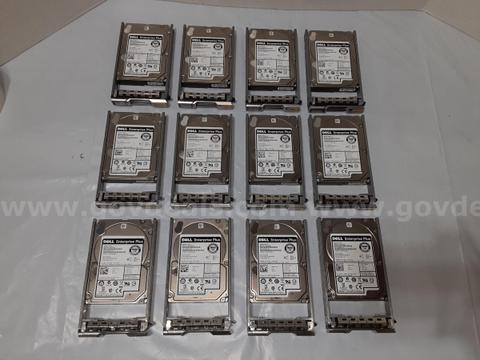 Lot of 12 - Dell Savvio 10K.6 ST900MM0006 900GB 2.5" SAS Internal Hard Disk Drive
