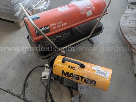 Two Used BTU Heaters