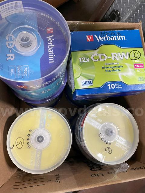 Lot of blank CD's & DVD's