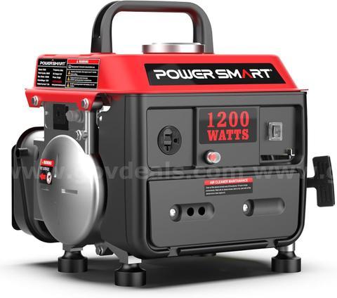 FREE SHIPPING – NEW 1200-Watt Portable Generator, Super Quiet, 37lb Lightweight, 5hr Runtime, 120V/12V